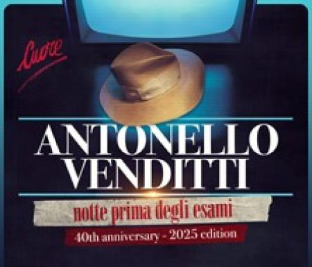 Copertina dell'edizione 2025 di 'Notte prima degli esami'.